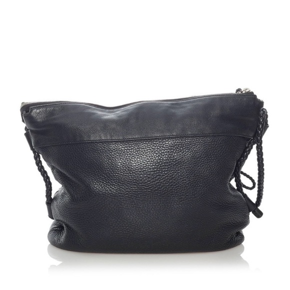 Gucci Interlocking G Shoulder Bag Black Leather - Picture 3 of 11